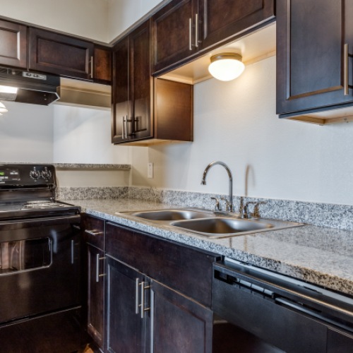 Custom cabinetry & modern fixtures Custom cabinetry & modern fixtures